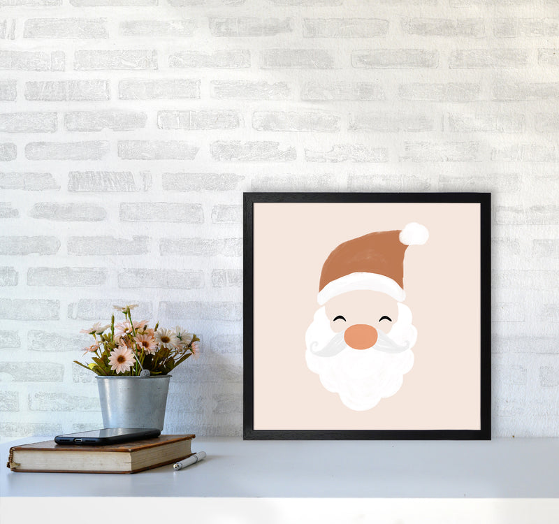 Santa Christmas Art Print by Orara Studio5050 White Frame