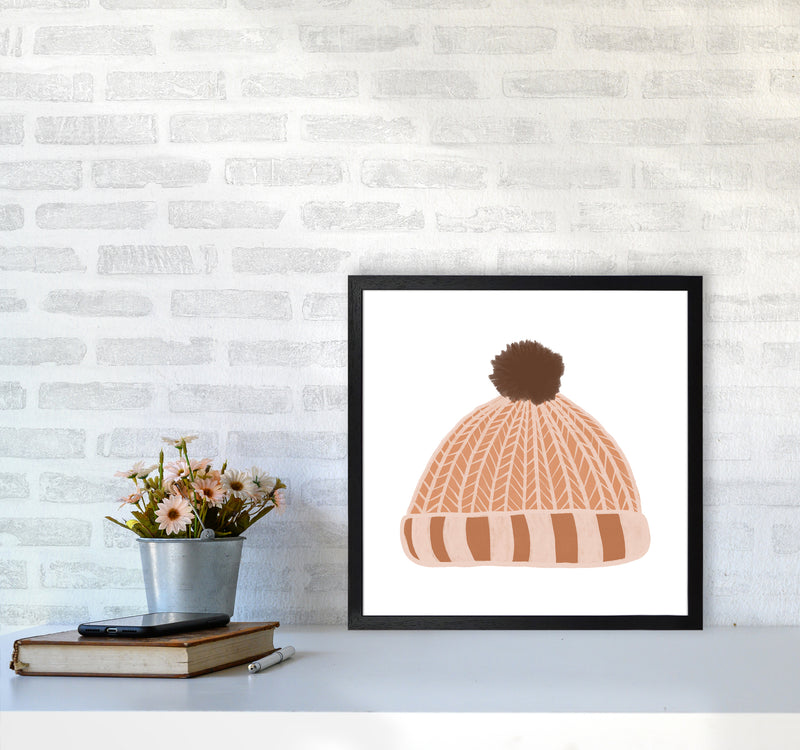 Wooly Hat Christmas Art Print by Orara Studio5050 White Frame