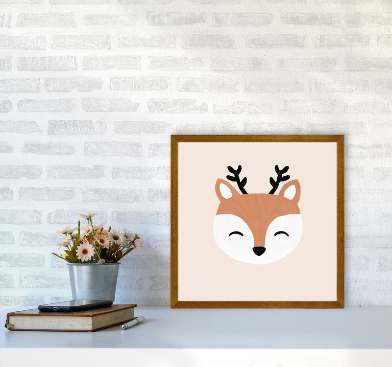 Blush Deer Christmas Art Print by Orara Studio5050 Print Only