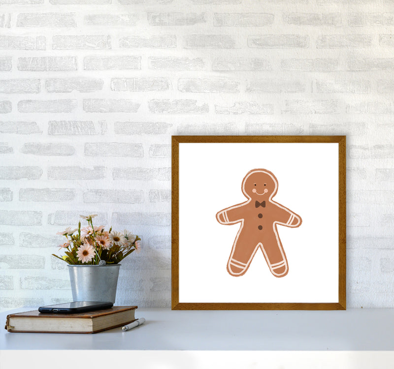 Gingerbread Man Christmas Art Print by Orara Studio5050 Print Only