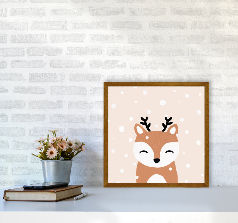 Snow & Deer Christmas Art Print by Orara Studio5050 Print Only