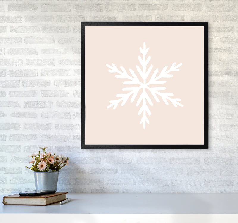 Snowflake Christmas Art Print by Orara Studio6060 White Frame
