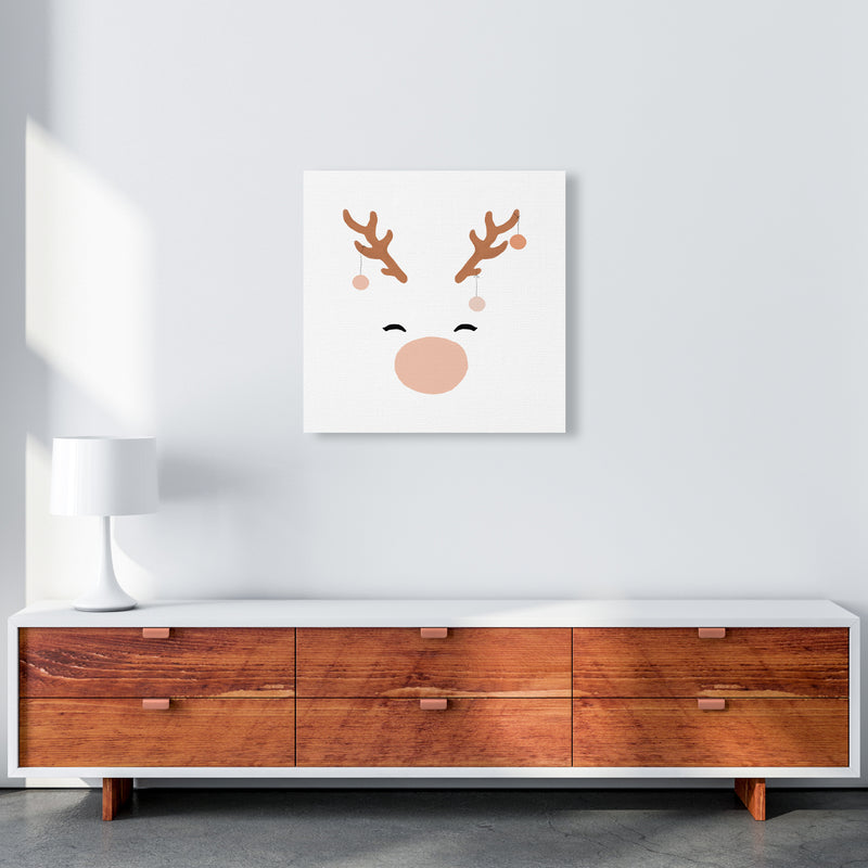 Deer & Baubles Christmas Art Print by Orara Studio 60x60 Canvas