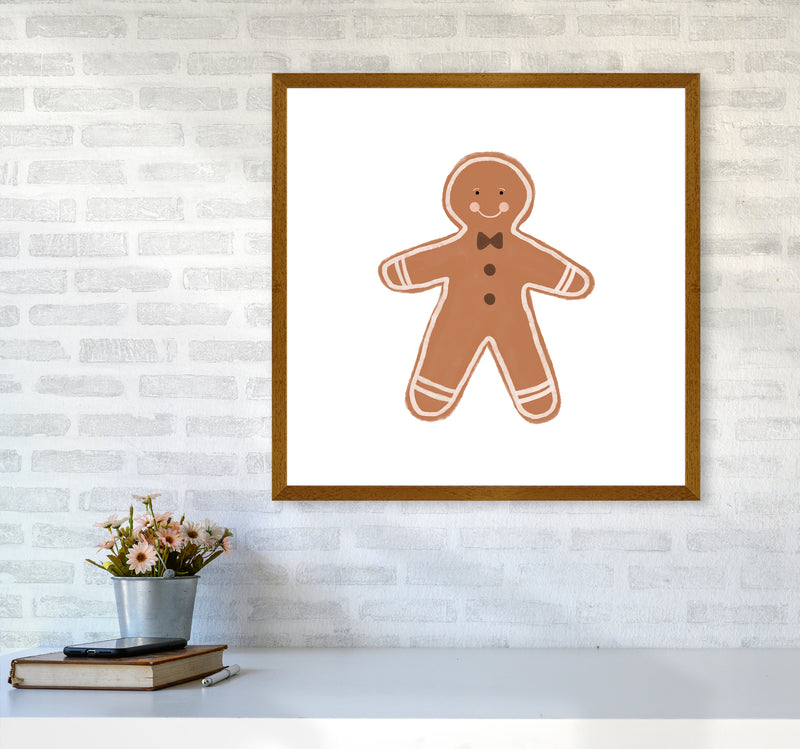 Gingerbread Man Christmas Art Print by Orara Studio6060 Print Only