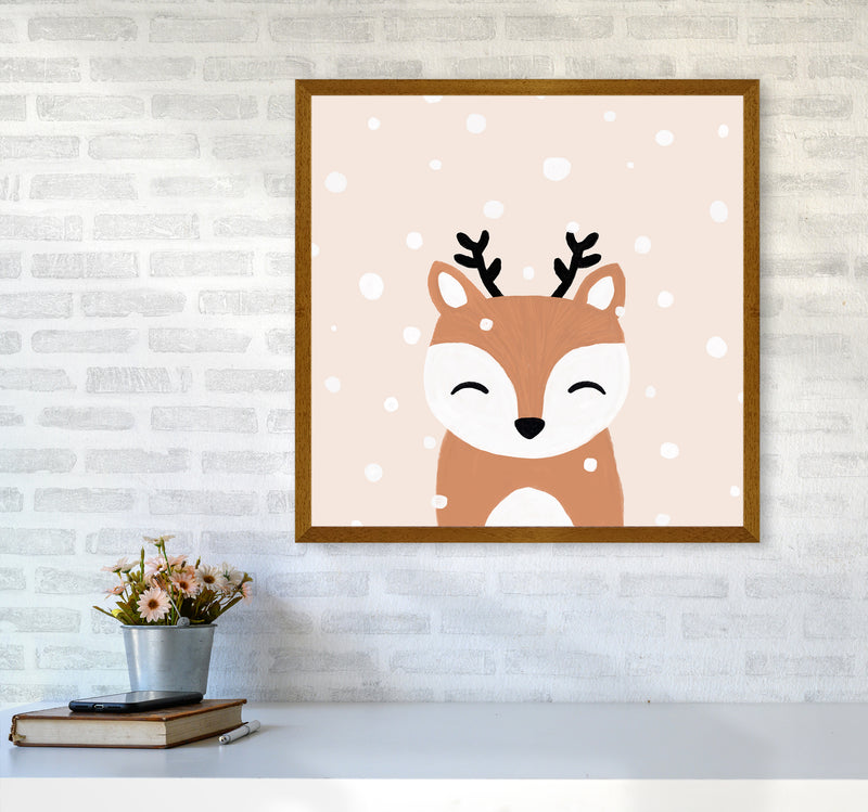 Snow & Deer Christmas Art Print by Orara Studio6060 Print Only