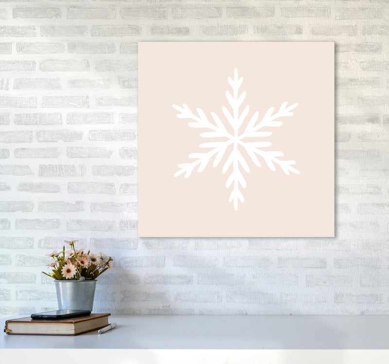 Snowflake Christmas Art Print by Orara Studio6060 Black Frame