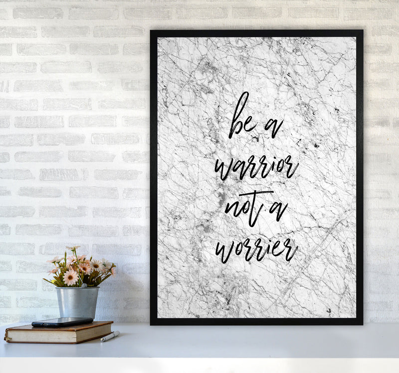Be A Warrior Print By Orara Studio A1 White Frame