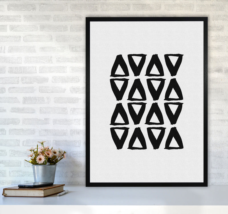 Black And White Abstract II Print By Orara Studio A1 White Frame