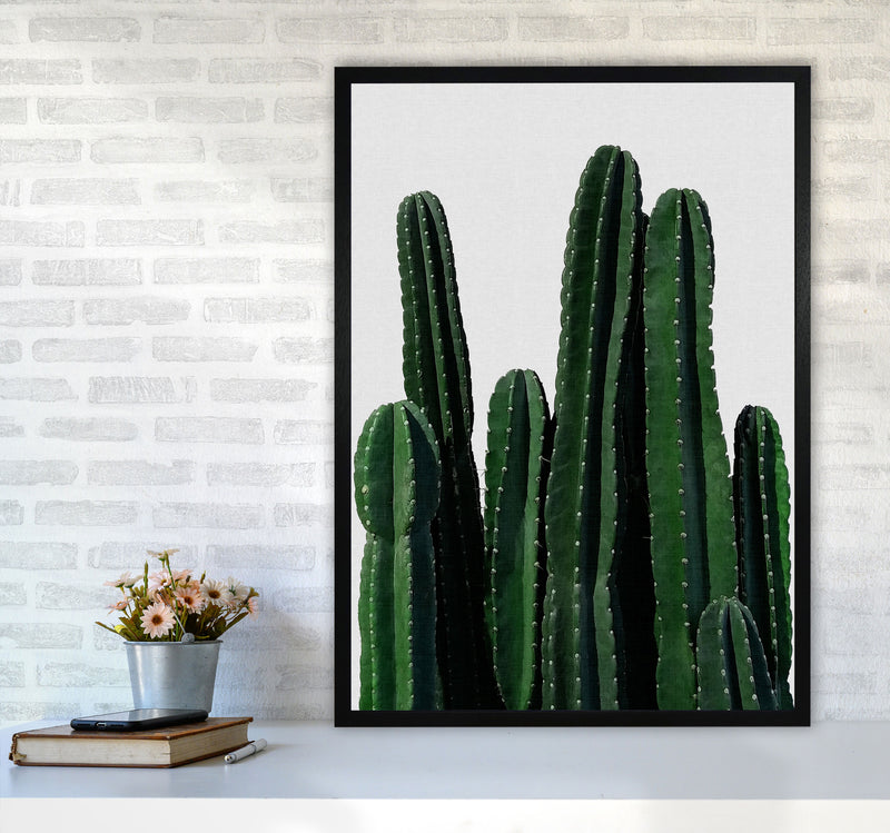 Cactus I Print By Orara Studio, Framed Botanical & Nature Art Print A1 White Frame