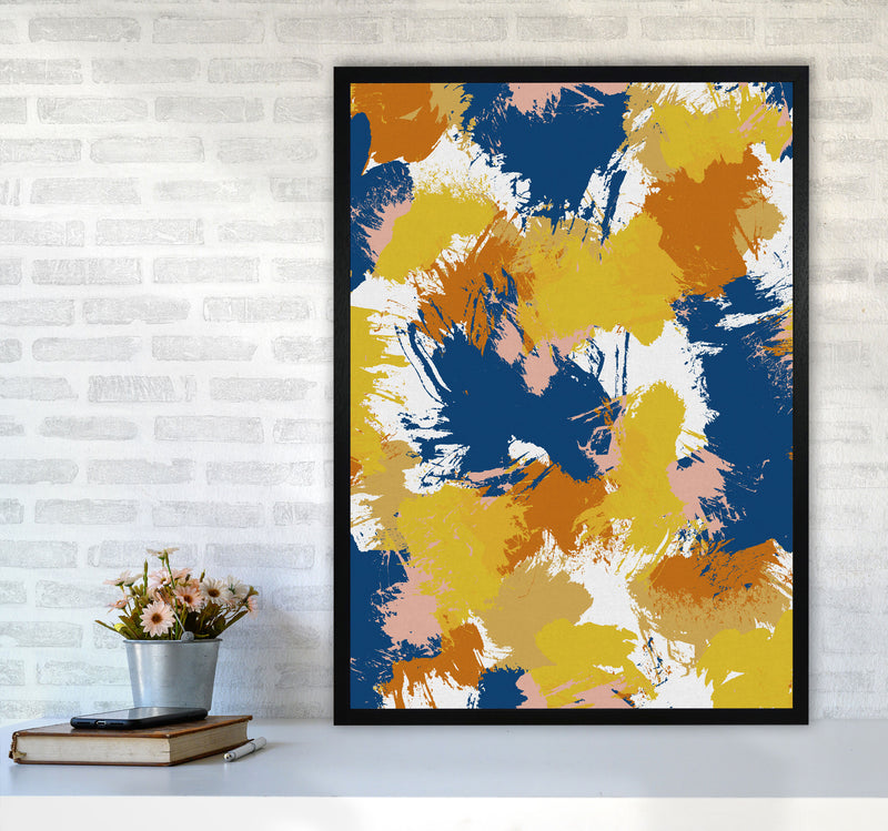 Colourful Abstract I Print By Orara Studio A1 White Frame