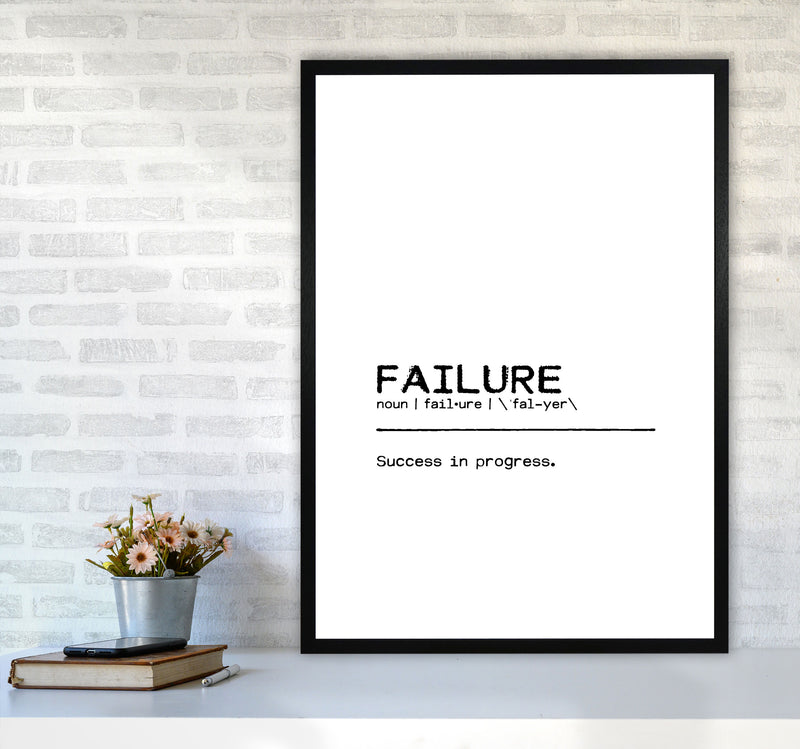 Failure Success Definition Quote Print By Orara Studio A1 White Frame