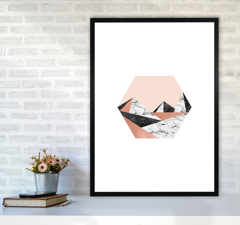 Geometric Landscape III Print By Orara Studio A1 White Frame