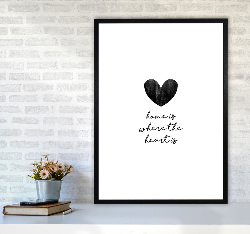 Home Is Where The Heart Is Print By Orara Studio A1 White Frame