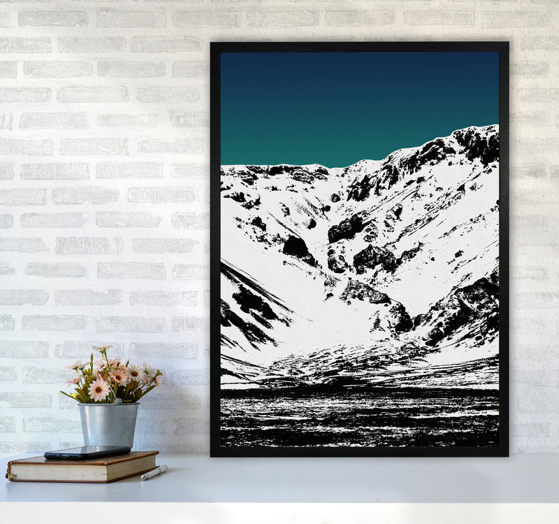 Iceland Mountains II Print By Orara Studio, Framed Botanical & Nature Art Print A1 White Frame