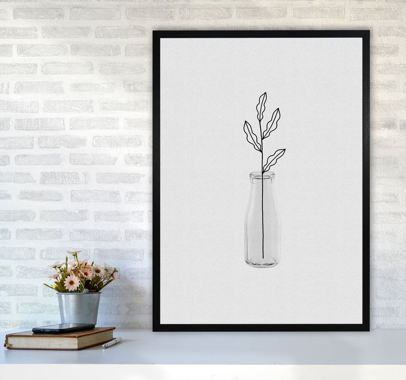 Leaf Still Life Print By Orara Studio, Framed Botanical & Nature Art Print A1 White Frame