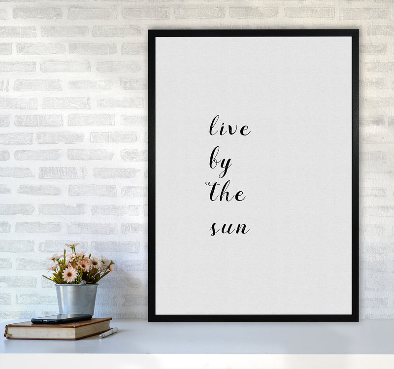Live By The Sun Print By Orara Studio A1 White Frame