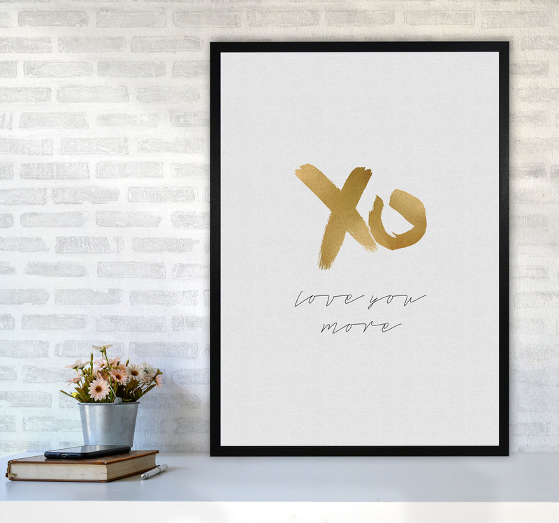 Love You More Print By Orara Studio A1 White Frame