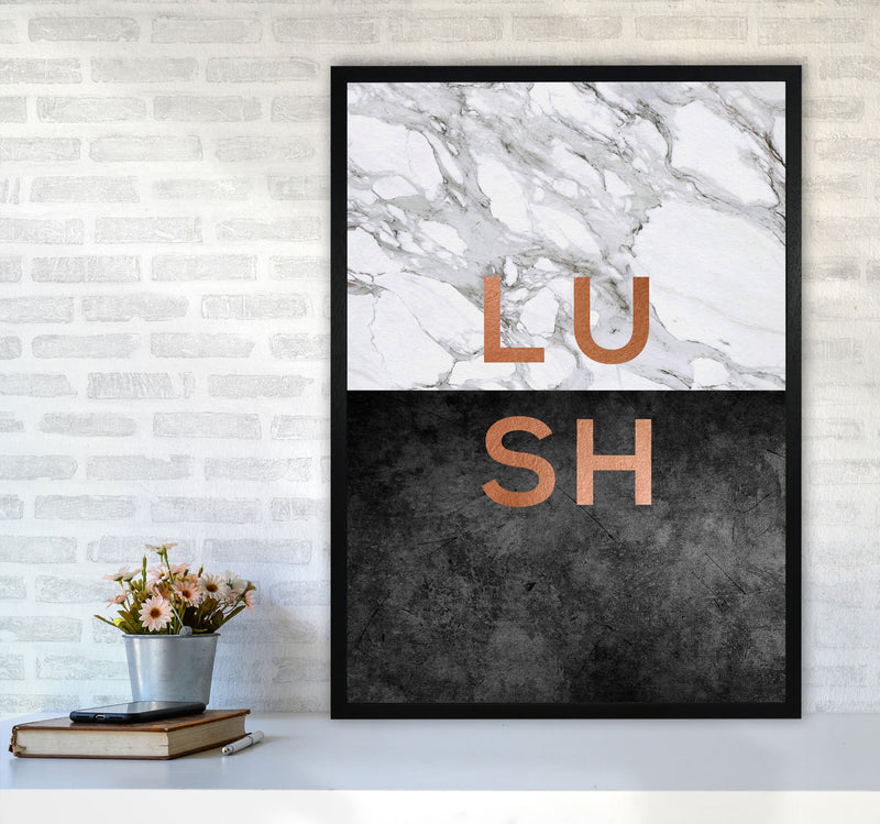Lush Copper Quote Print By Orara Studio A1 White Frame