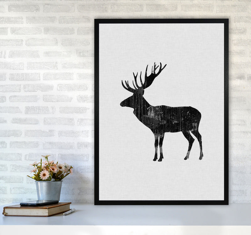 Moose Animal Art Print By Orara Studio Animal Art Print A1 White Frame