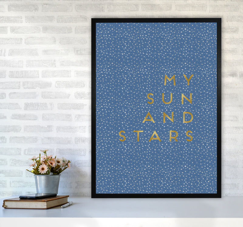 My Sun & Stars Print By Orara Studio A1 White Frame