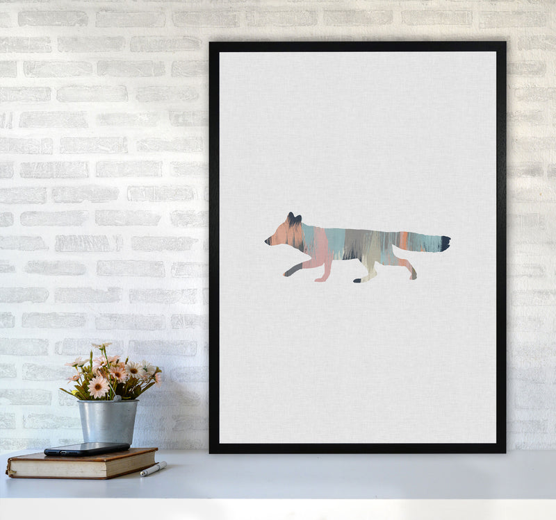 Pastel Fox Print By Orara Studio Animal Art Print A1 White Frame