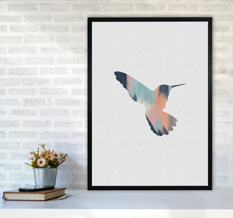 Pastel Hummingbird II Print By Orara Studio Animal Art Print A1 White Frame