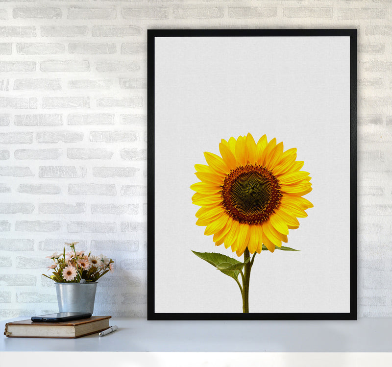 Sunflower Still Life Print By Orara Studio, Framed Botanical & Nature Art Print A1 White Frame