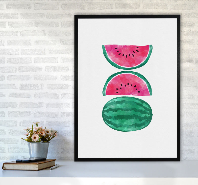 Watermelons Print By Orara Studio, Framed Kitchen Wall Art A1 White Frame