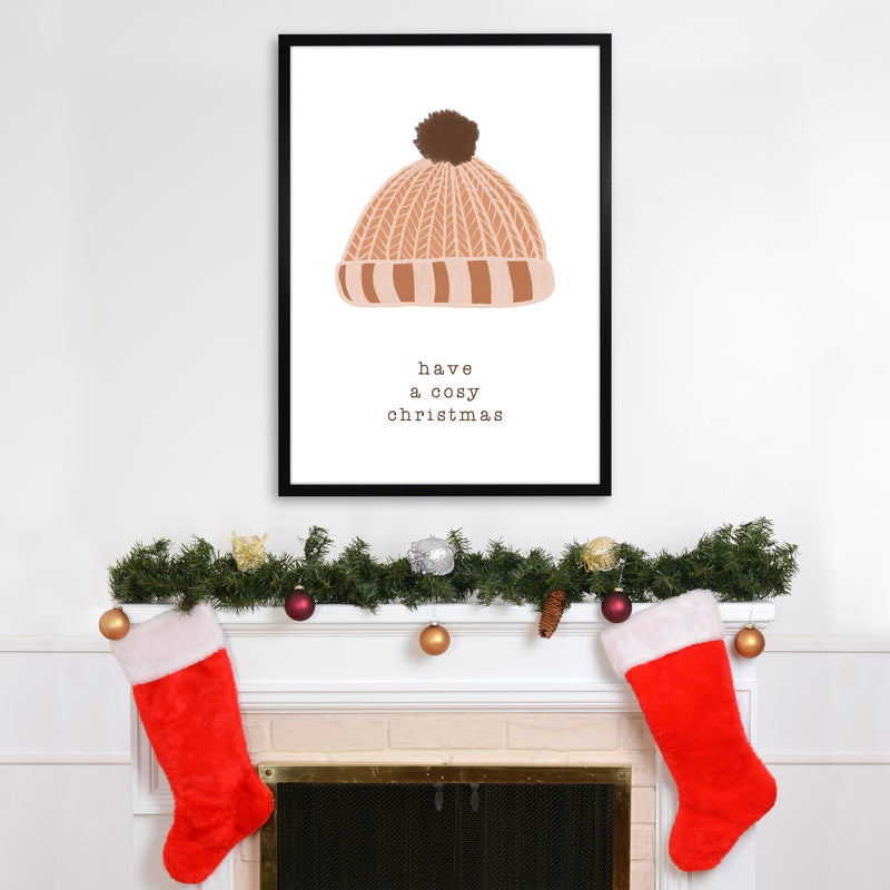 Have A Cosy Christmas Christmas Art Print by Orara Studio A1 White Frame