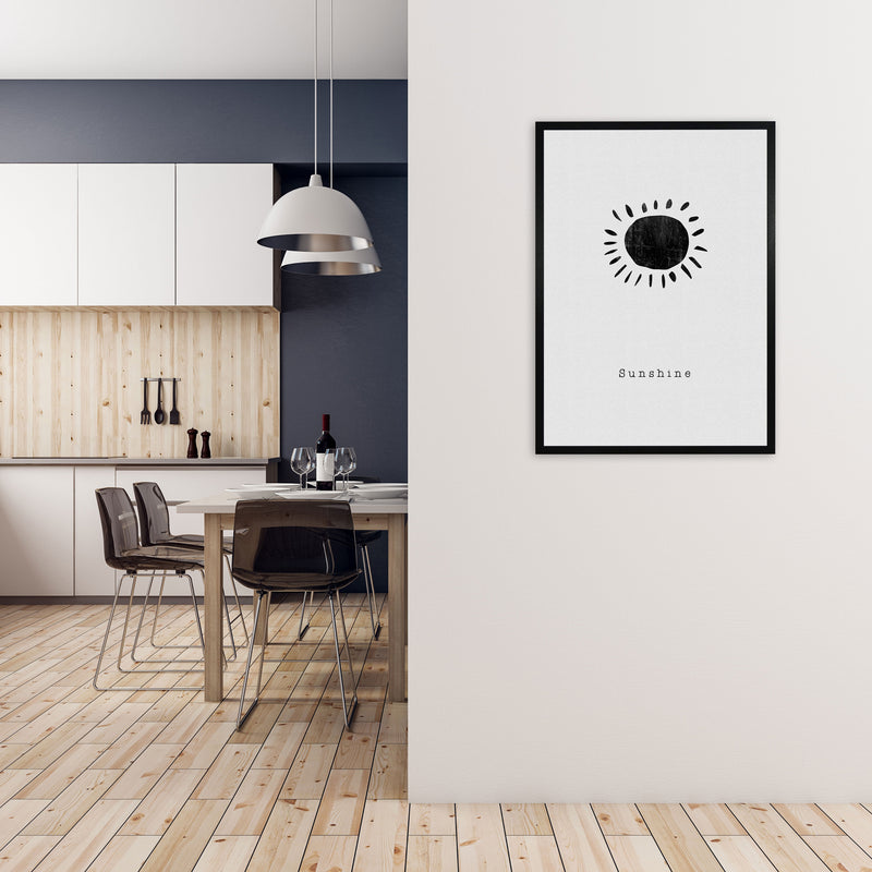 Quote Set - Sunshine Art Print by Orara Studio A1 White Frame