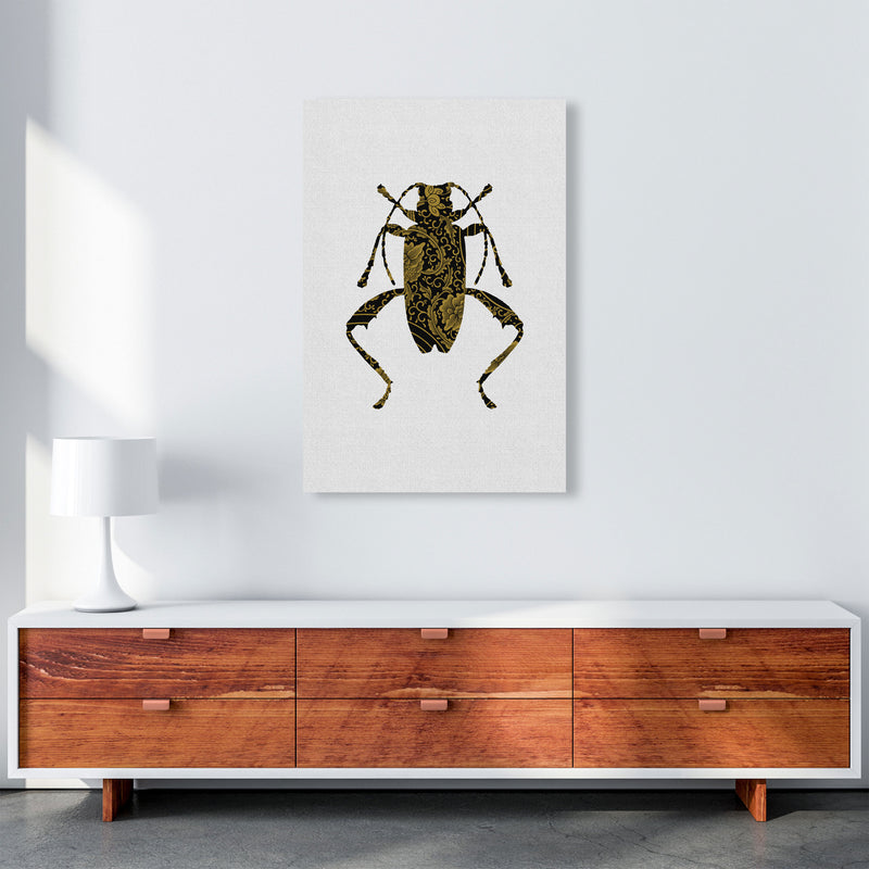 Black And Gold Beetle III Print By Orara Studio Animal Art Print A1 Canvas