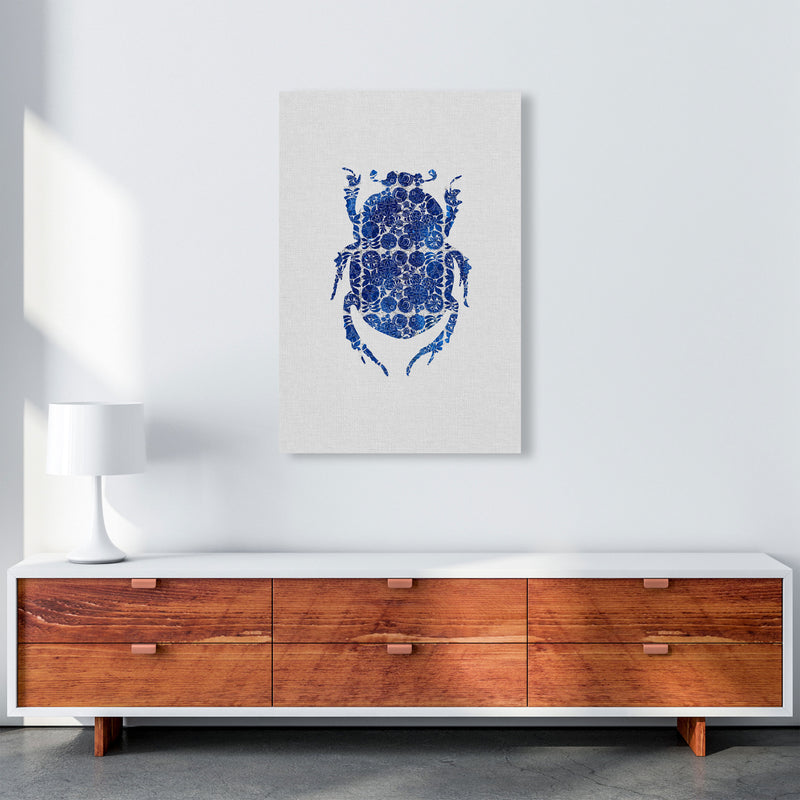 Blue Beetle I Print By Orara Studio Animal Art Print A1 Canvas