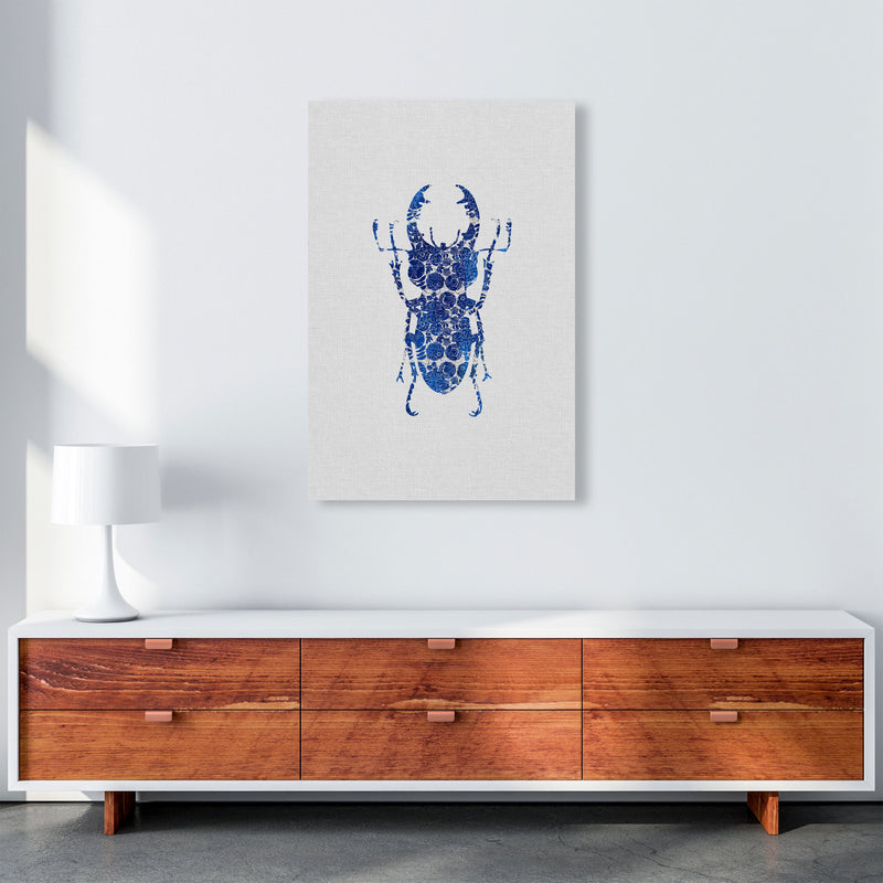 Blue Beetle III Print By Orara Studio Animal Art Print A1 Canvas