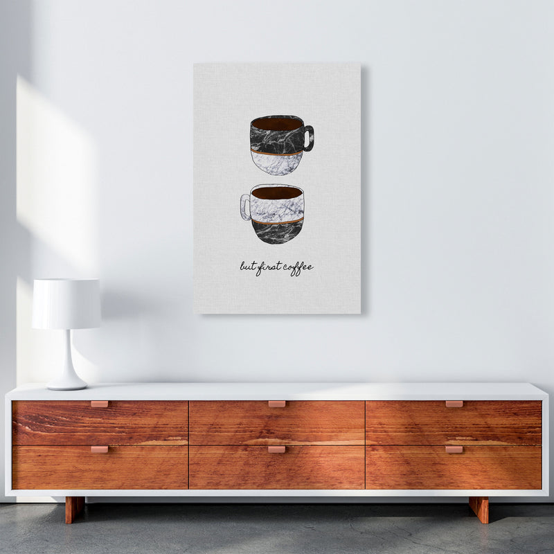 But First Coffee II Print By Orara Studio, Framed Kitchen Wall Art A1 Canvas