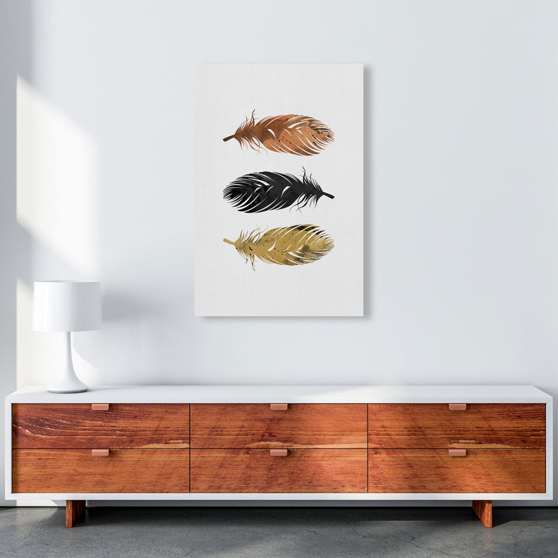 Feathers Print By Orara Studio, Framed Botanical & Nature Art Print A1 Canvas