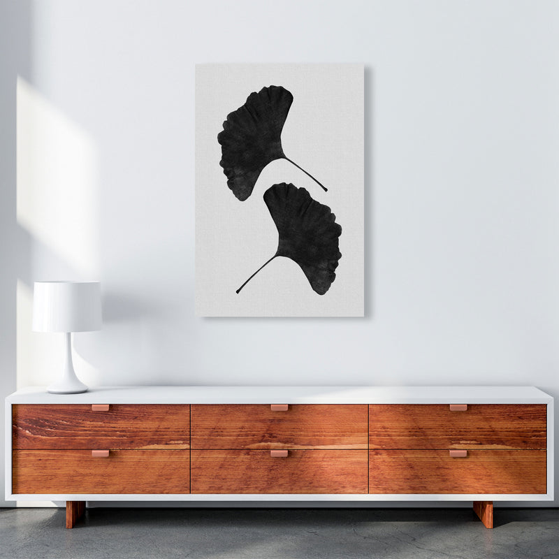 Ginkgo Leaf Black & White II Print By Orara Studio A1 Canvas