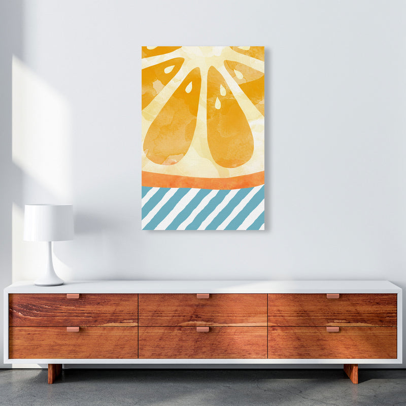 Orange Abstract Print By Orara Studio, Framed Kitchen Wall Art A1 Canvas