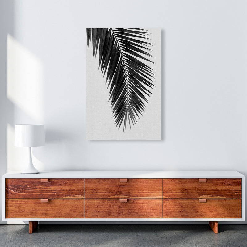 Palm Leaf Black & White I Print By Orara Studio A1 Canvas