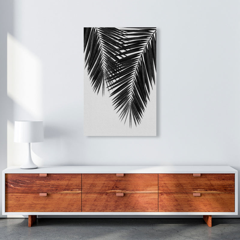 Palm Leaf Black & White II Print By Orara Studio A1 Canvas