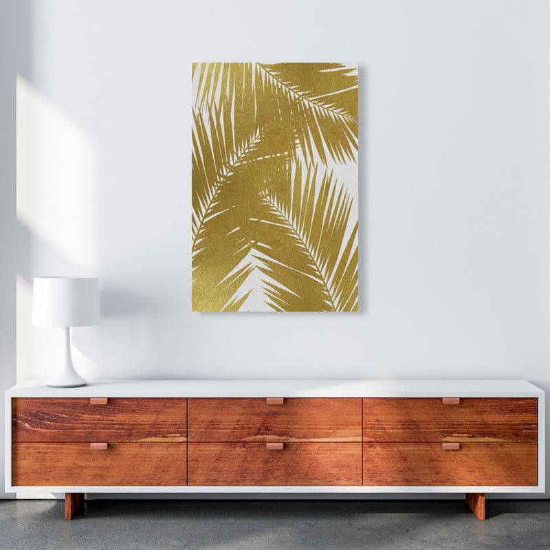 Palm Leaf Gold III Print By Orara Studio, Framed Botanical & Nature Art Print A1 Canvas