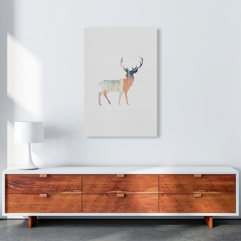 Pastel Deer I Print By Orara Studio Animal Art Print A1 Canvas