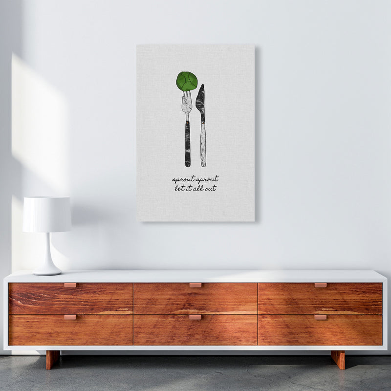 Sprout Sprout Print By Orara Studio, Framed Kitchen Wall Art A1 Canvas
