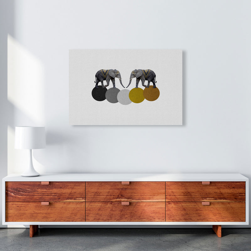 Tribal Elephants Print By Orara Studio Animal Art Print A1 Canvas