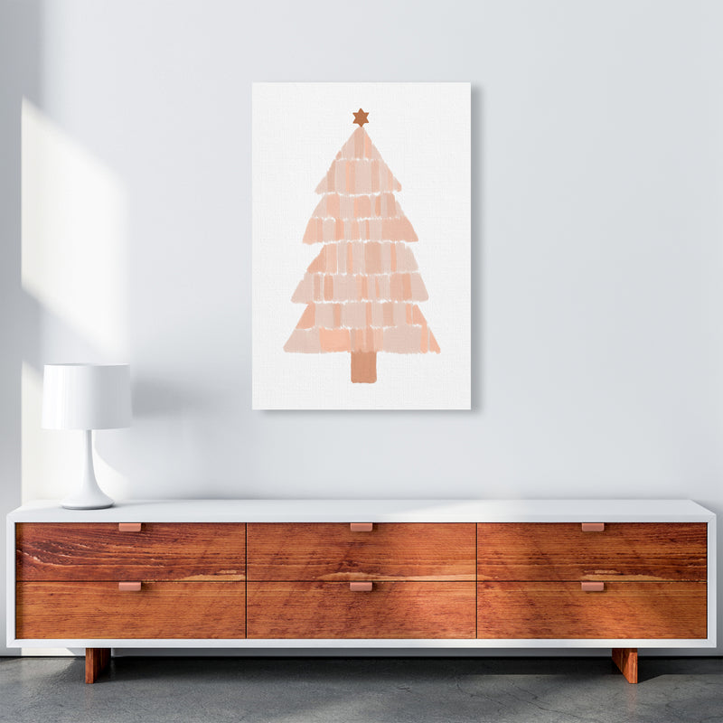 Christmas Tree Painting Christmas Art Print by Orara Studio A1 Canvas