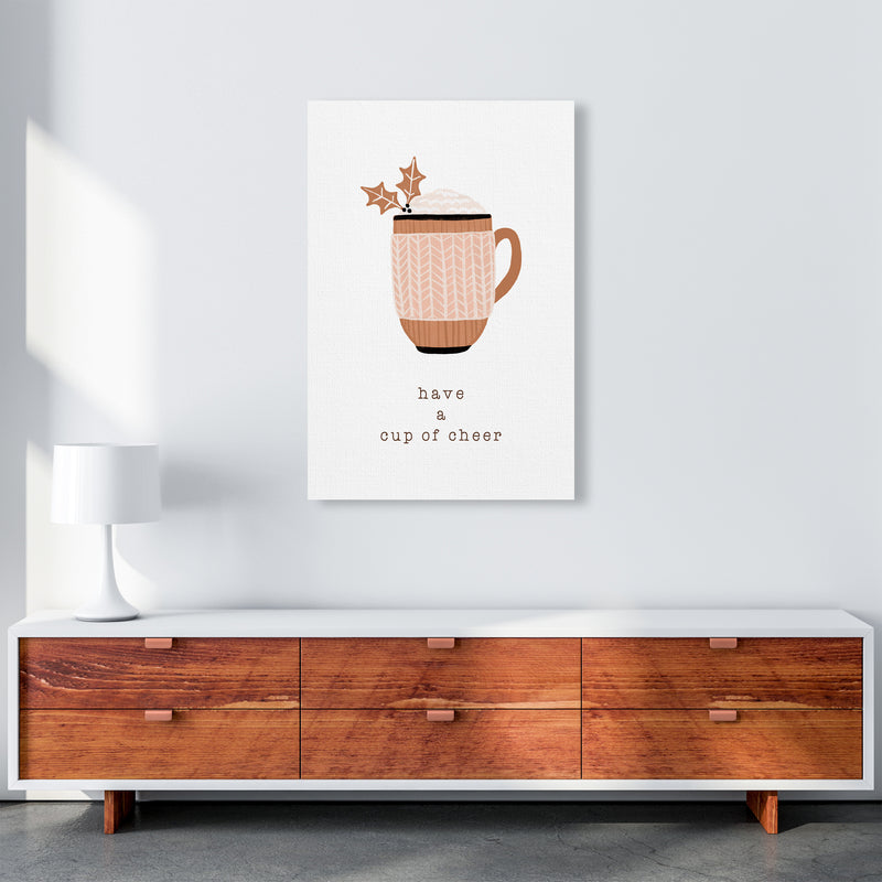 Have A Cup Of Cheer Christmas Art Print by Orara Studio A1 Canvas