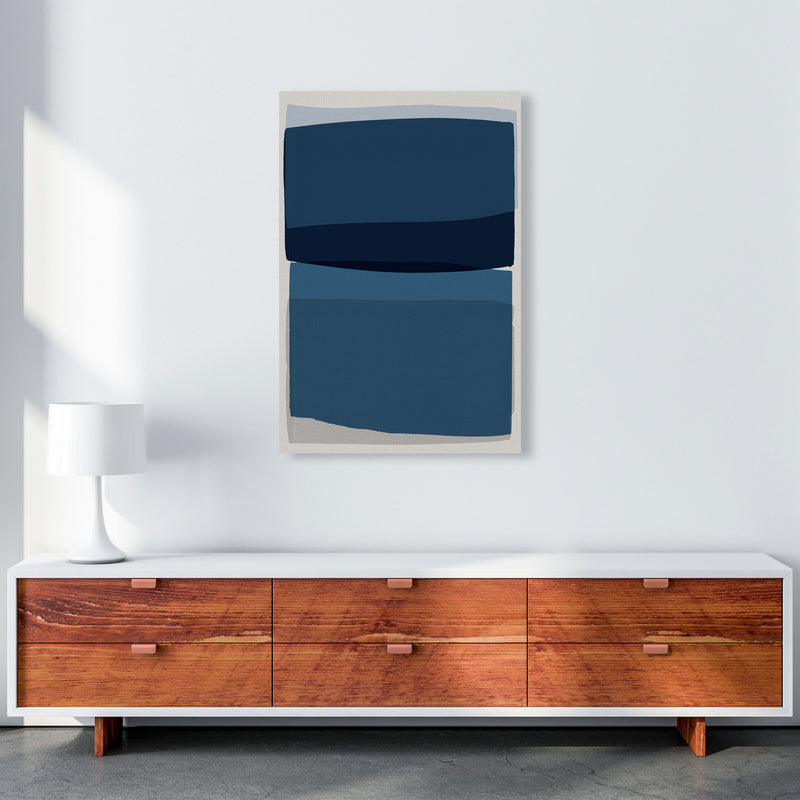 Modern Blue Abstract Art Print by Orara Studio A1 Canvas