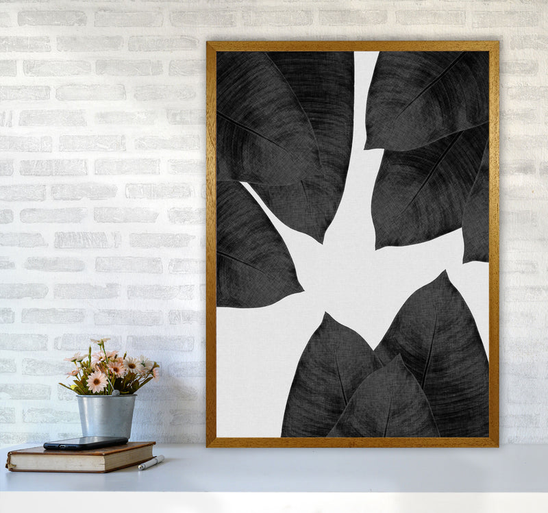 Banana Leaf Black & White I Print By Orara Studio A1 Print Only