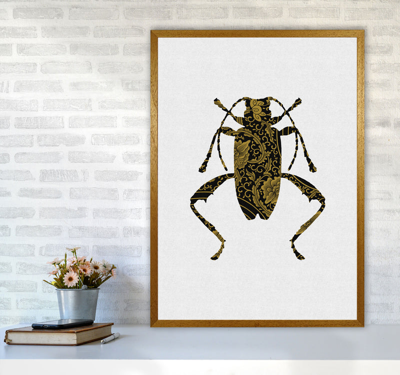 Black And Gold Beetle III Print By Orara Studio Animal Art Print A1 Print Only