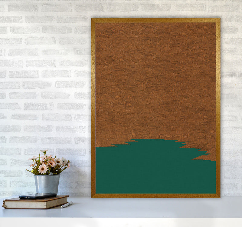 Copper & Green Landscape Print By Orara Studio A1 Print Only