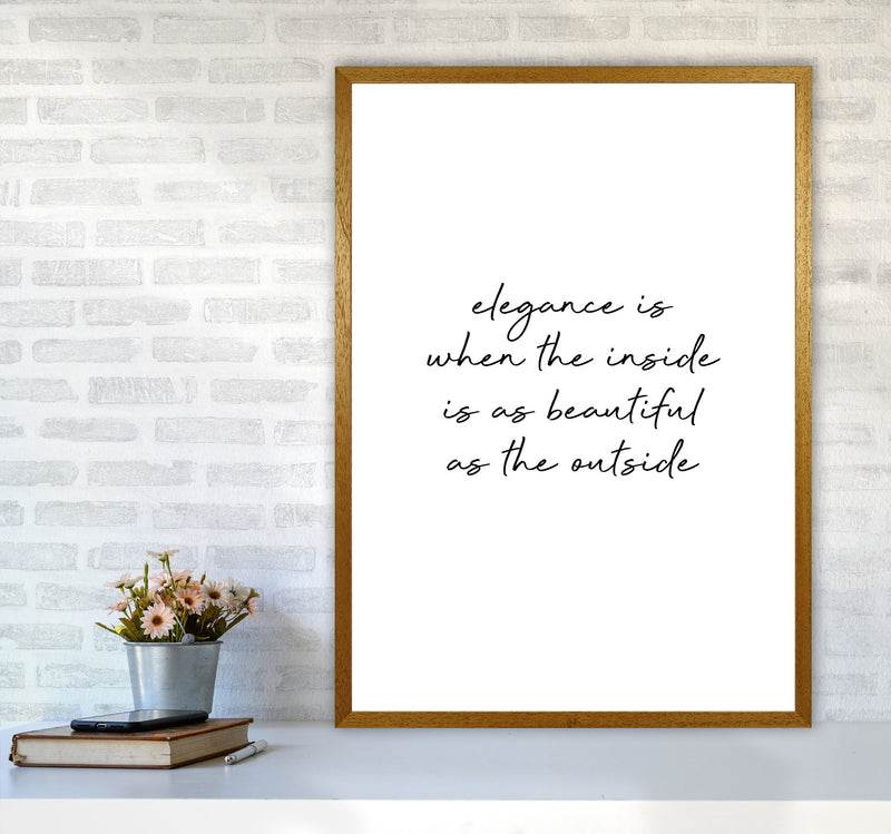 Elegance Quote Print By Orara Studio A1 Print Only
